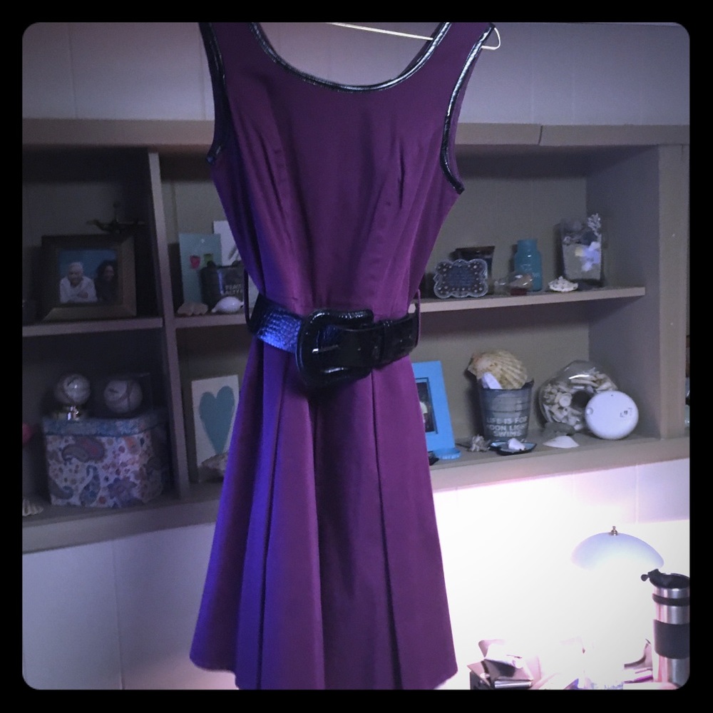 Purple, fun summer dress